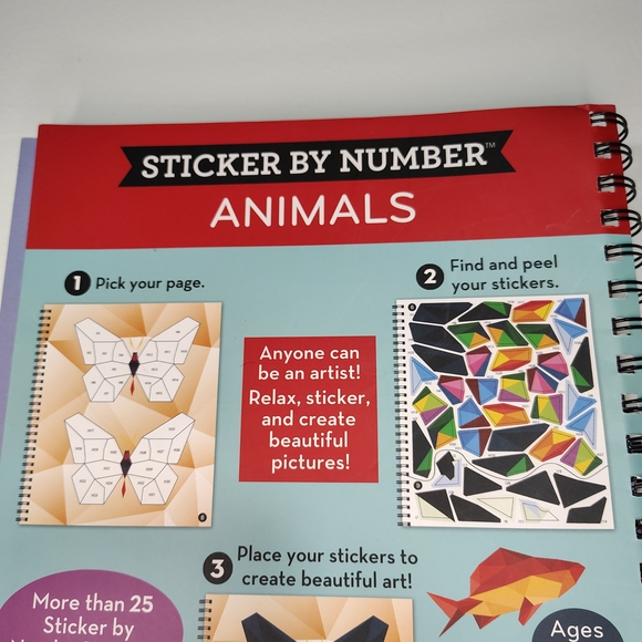 Sticker by Number Animals Book - Multicolor - Picture 7 of 8